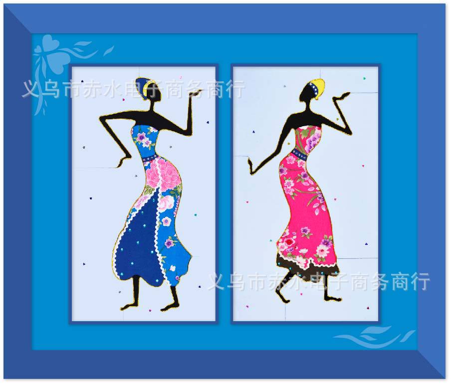 R008 印度風情兩拼(45x25x2)cm