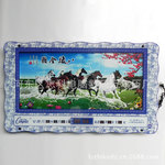 河東志科電腦數碼萬年歷廠常年加工生產青花瓷98*58 禮品萬年歷