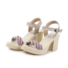 夏季女高跟鞋 原單***涼鞋女 新款潮高跟防水臺女涼鞋 一件代發